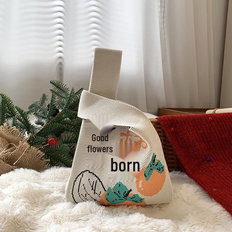 2025 Year of the Snake Knitted Festive Gift Bag: Creative and Practical for Weddings, Company Gifts, and Candy Souvenirs.