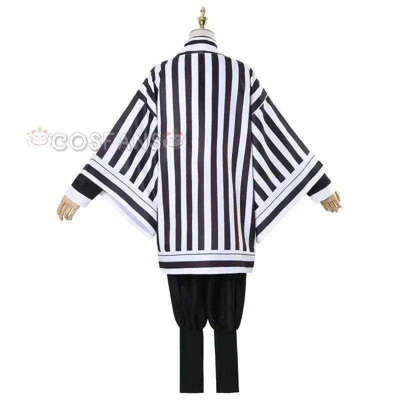 Anime Demon Slayer Kimetsu Geen Yaiba Iguro Obanai Haori Kimono Cosplay Kostuum Pruik Snake Props Wit Halloween Kostuum