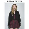 UR 2025 Women's Casual Zipper Loose Short Jacket
