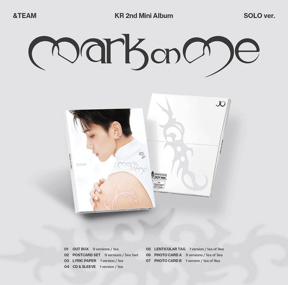 [POB] &TEAM [Mark on ME] andTEAM KR 2. Mini-Album (SOLO-Version.)