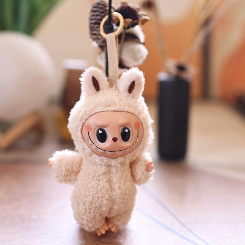 Plush Animal Keychain With Soft Short Pile For Kids And Gift Use