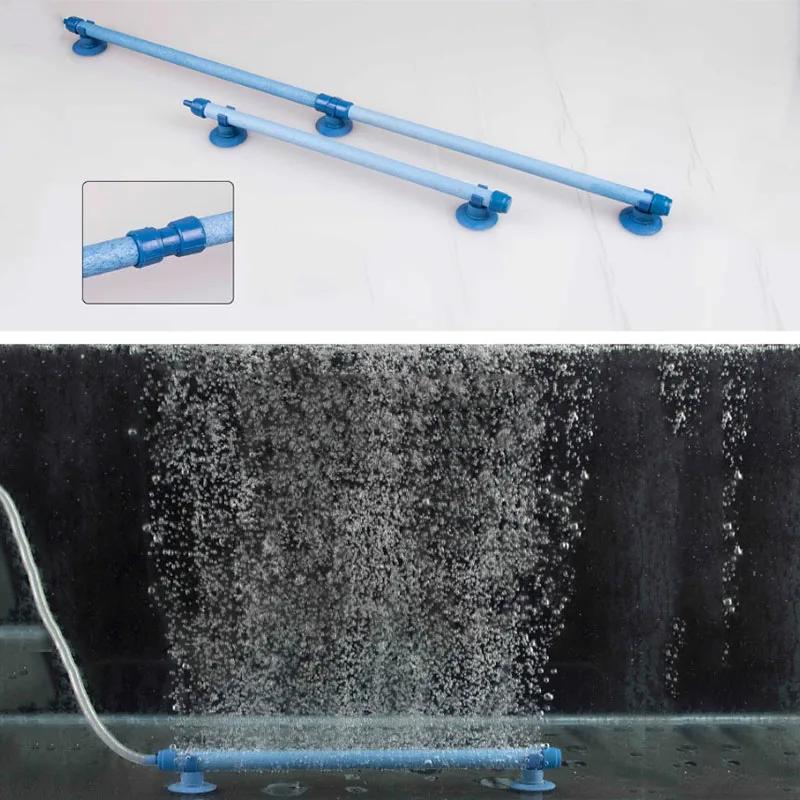 7 inch Colorful Aquarium Oxygen Pump Fresh Air Stone Bubble Bar Aquarium Fish Tank Aerator Pump Air Pump Sand Stone Hot-selling