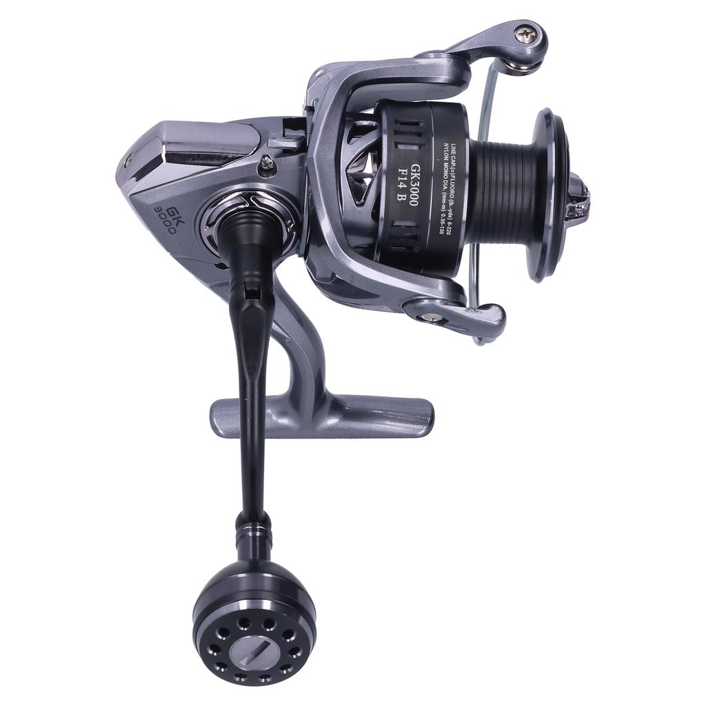 13+1 Bearing Spinning Reel 5.2:1 Gear Ratio Foldable Arm Fishing Wheel Fishing Accessory(GK3000 )