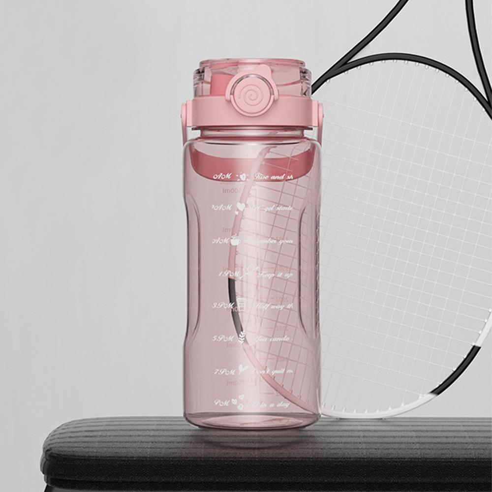 

1.5L With Sippy Handle Sports Water Cup Leak-Proof Sippy Cup Creative Summer Water Bottle Outdoors рожевий