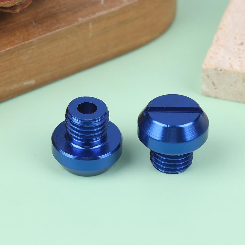 2Pcs Motorcycle Cnc Aluminum Alloy M8 M10 Rear View Mirror Hole Plugs Screws Rearview Mirror Holder Motorcycle Accessories
