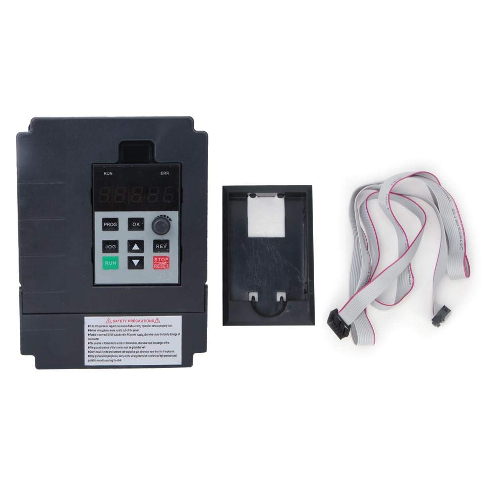 220VAC VFD Variable Frequency 220V Input To 220V Output Variable Frequency VFD Inverter Frequency VFD Speed Controller Drive, Single-Phase Three-Phase
