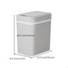 Automatic Motion Trash Can, Touchless Smart Garbage Bin with Lid, Bathroom, Kitchen, Living Room,