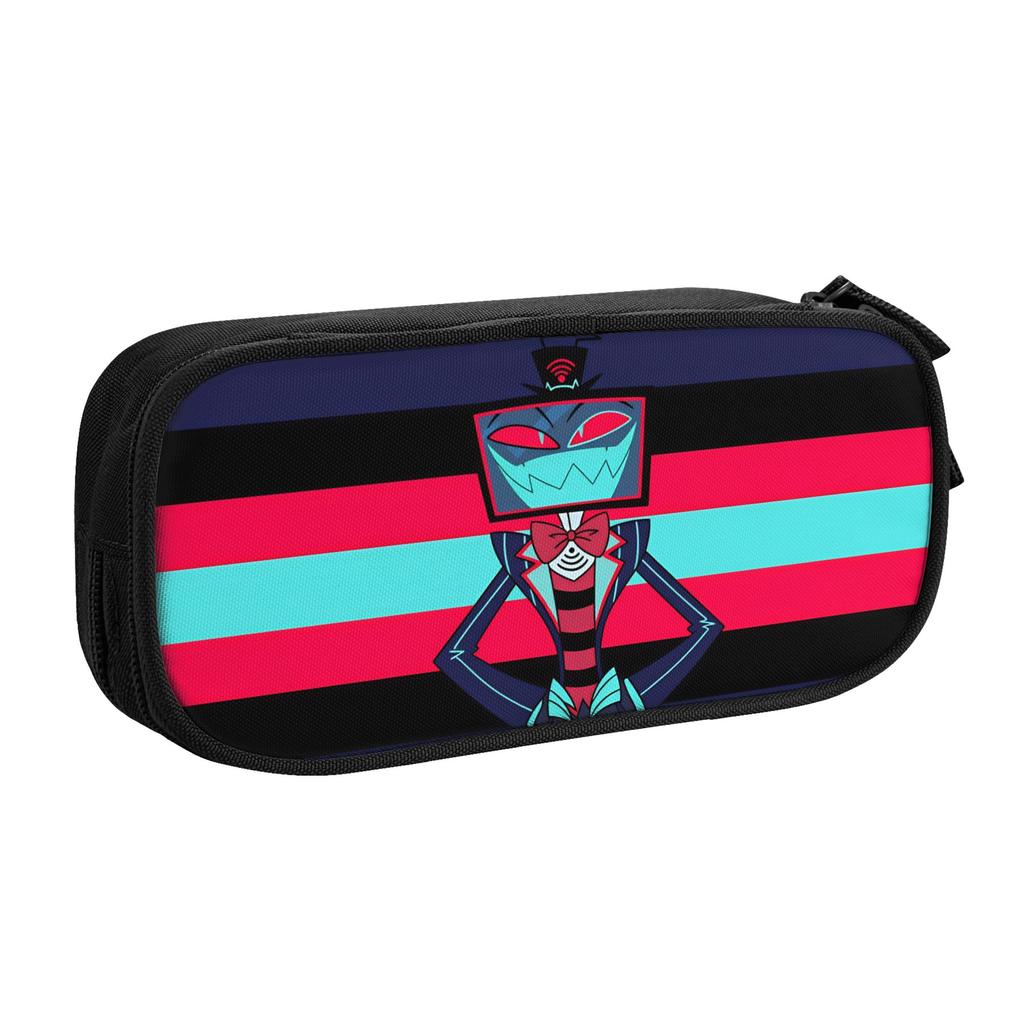 Vox Hazbin Hotels Kawaii Pencil Cases Boys Girls Large Capacity Pencil Pouch School Accessories