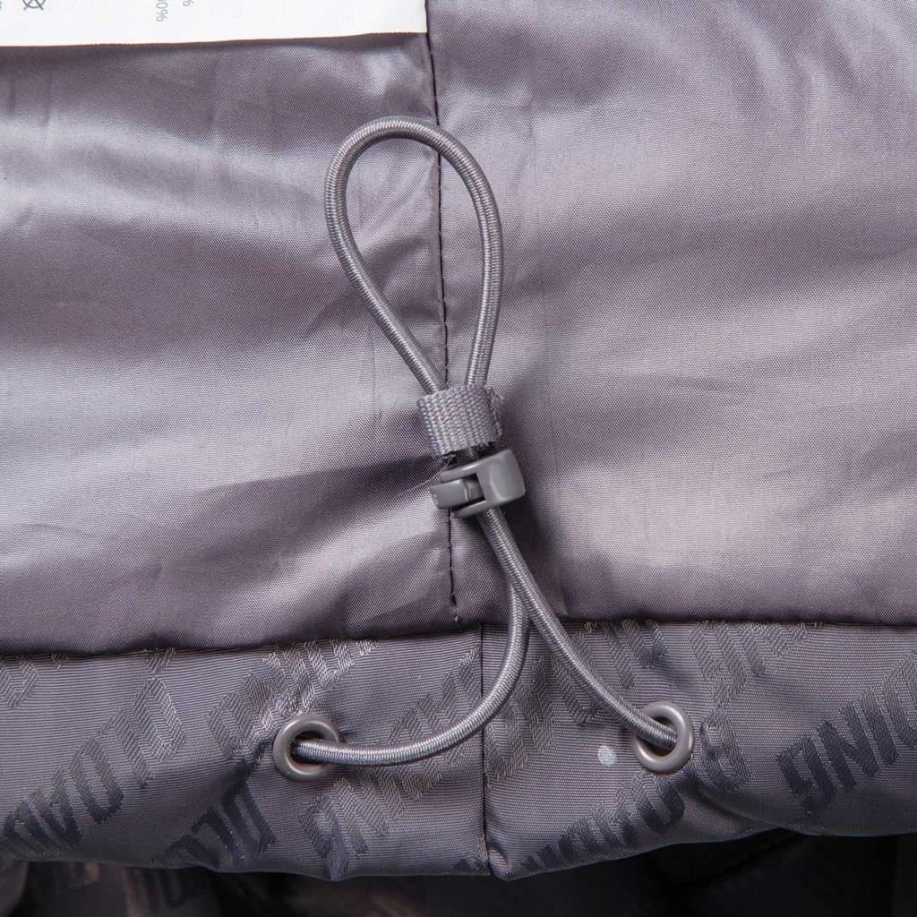 Li-Ning Wade Series All Over Letter Print Zipper Hooded Casual Down Jacket Men Outerwear AYMV525-1