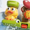 Wall Suction Cup Baby Spin Top Bath Toys Crocodie Baby Shower Toy Rotating Water Wheel Toy  Home