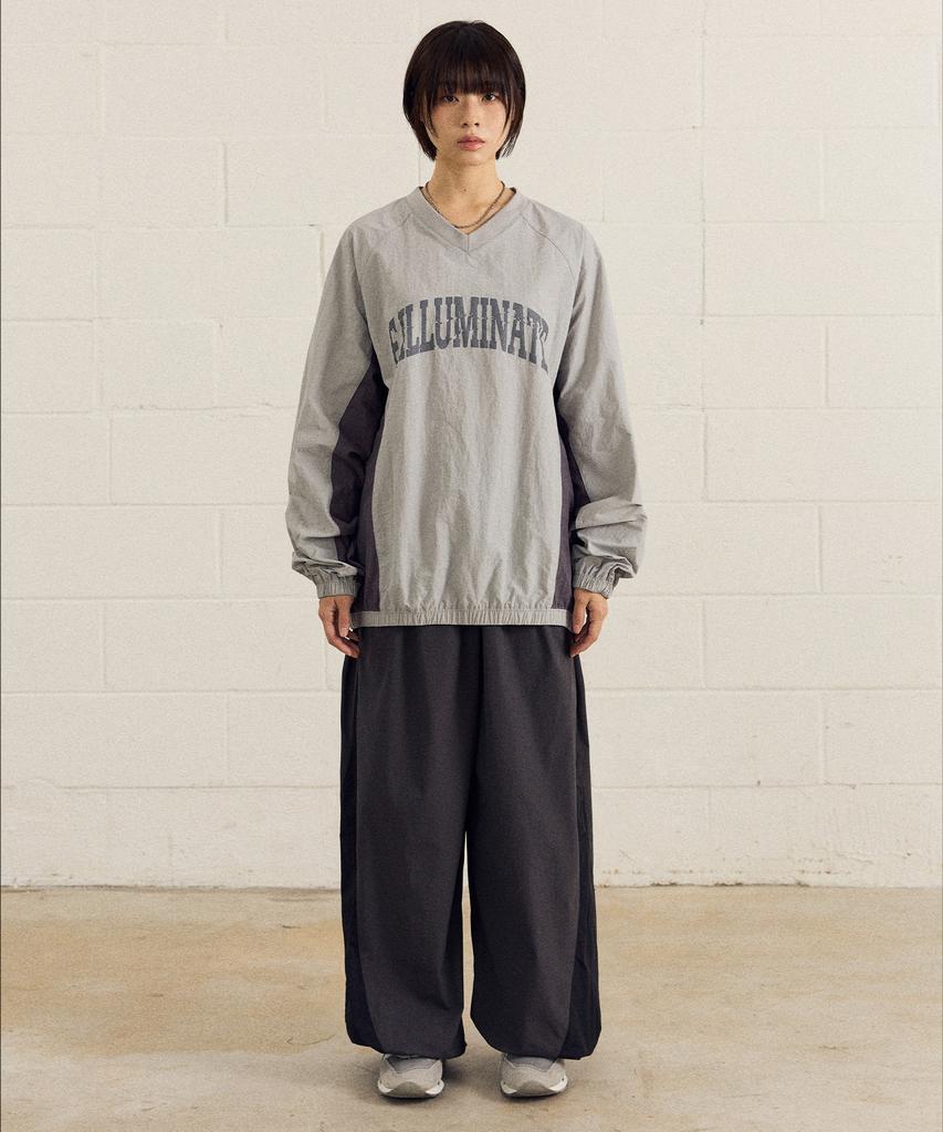 FILLUMINATE Nylon Cracked Arch Logo Sweatshirt - 3 Colors