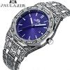 Quartz Carved Oak Calendar Men's Luminous Watch