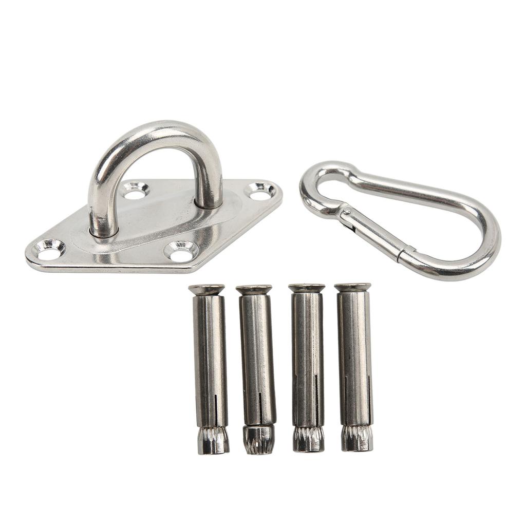 Hängematten-Aufhängeset, Wand- und Deckenhalterungsset mit Karabiner-Türschnalle für Yoga im Innenbereich