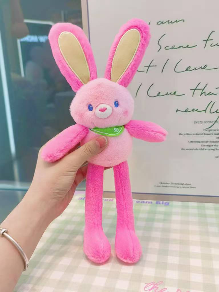 Neueste Lustige Ohrenziehende Kaninchenpuppe Kawaii Kuscheltier Plüschtierpuppe Cartoon Anime Niedlich Kindergeburtstagsgeschenkpuppe Weihnachten 30cm