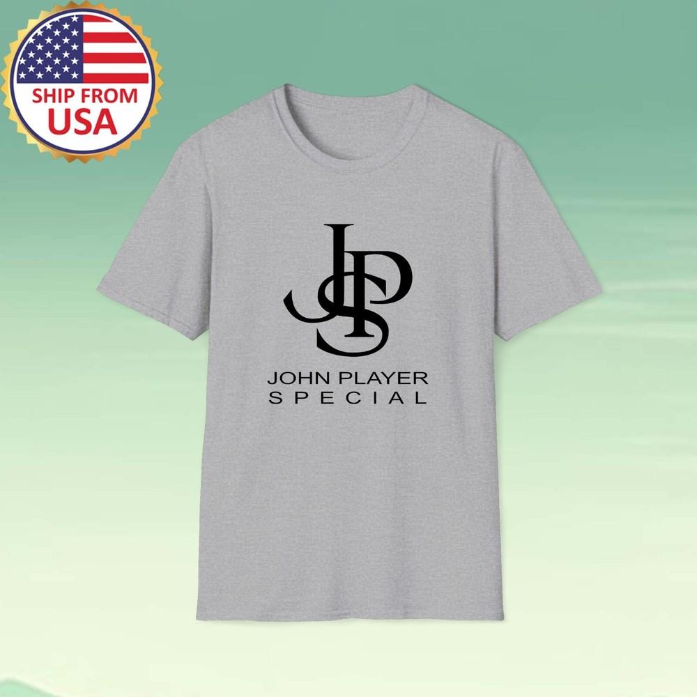 John Player Special Men#039;s Black Size S5XL Unisex T-Shirt L