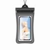 Floating Design Water-Sprinkling Festival Phone Pouch Transparent Touchable Swimming Bag Three Fold Full View Waterproof Bag