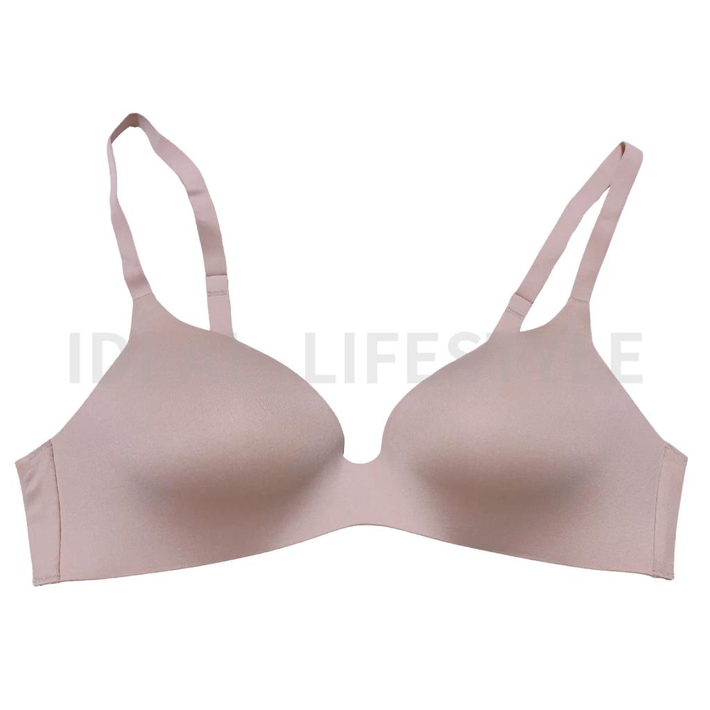 UNIQLO Wireless Bra 3D Hold Gray Black Pink Beige Brown Women 487013 NWT