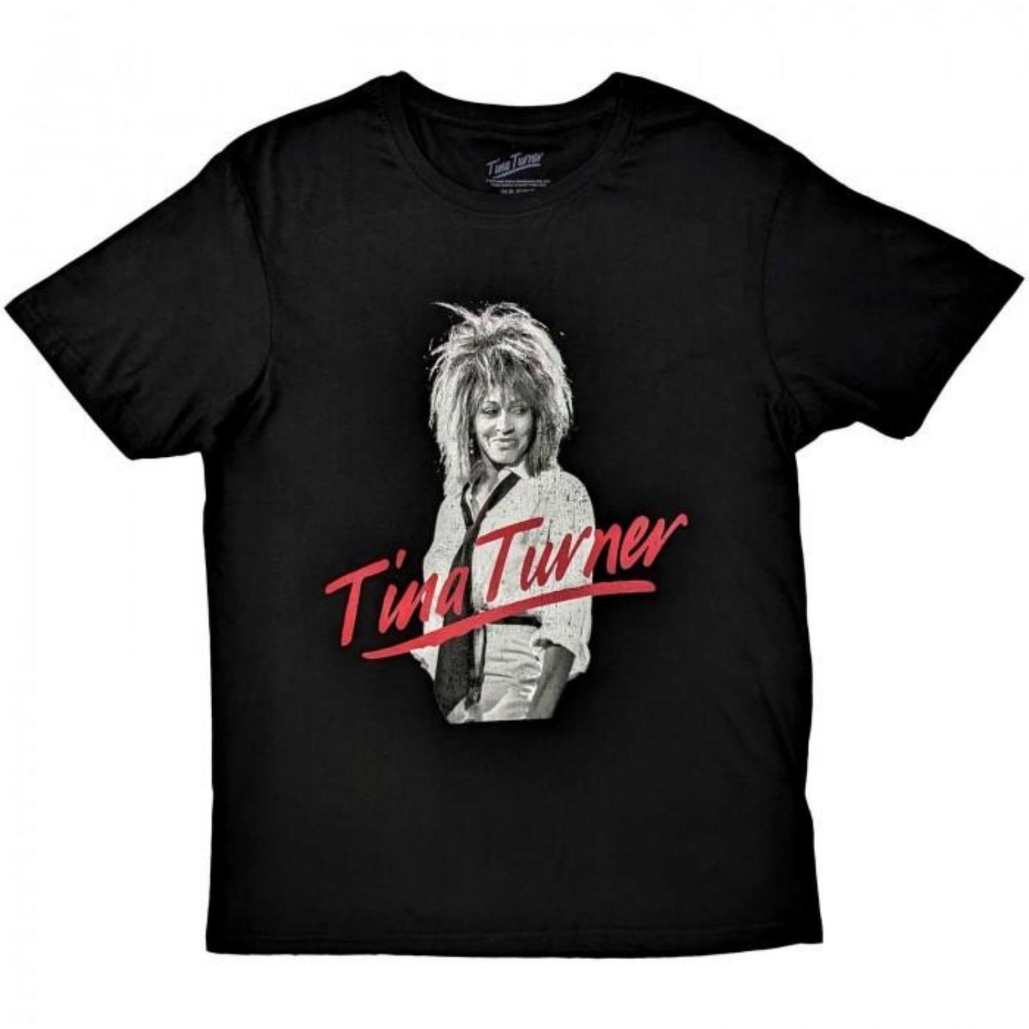Tina Turner Unisex Adult Logo Cotton T-Shirt S