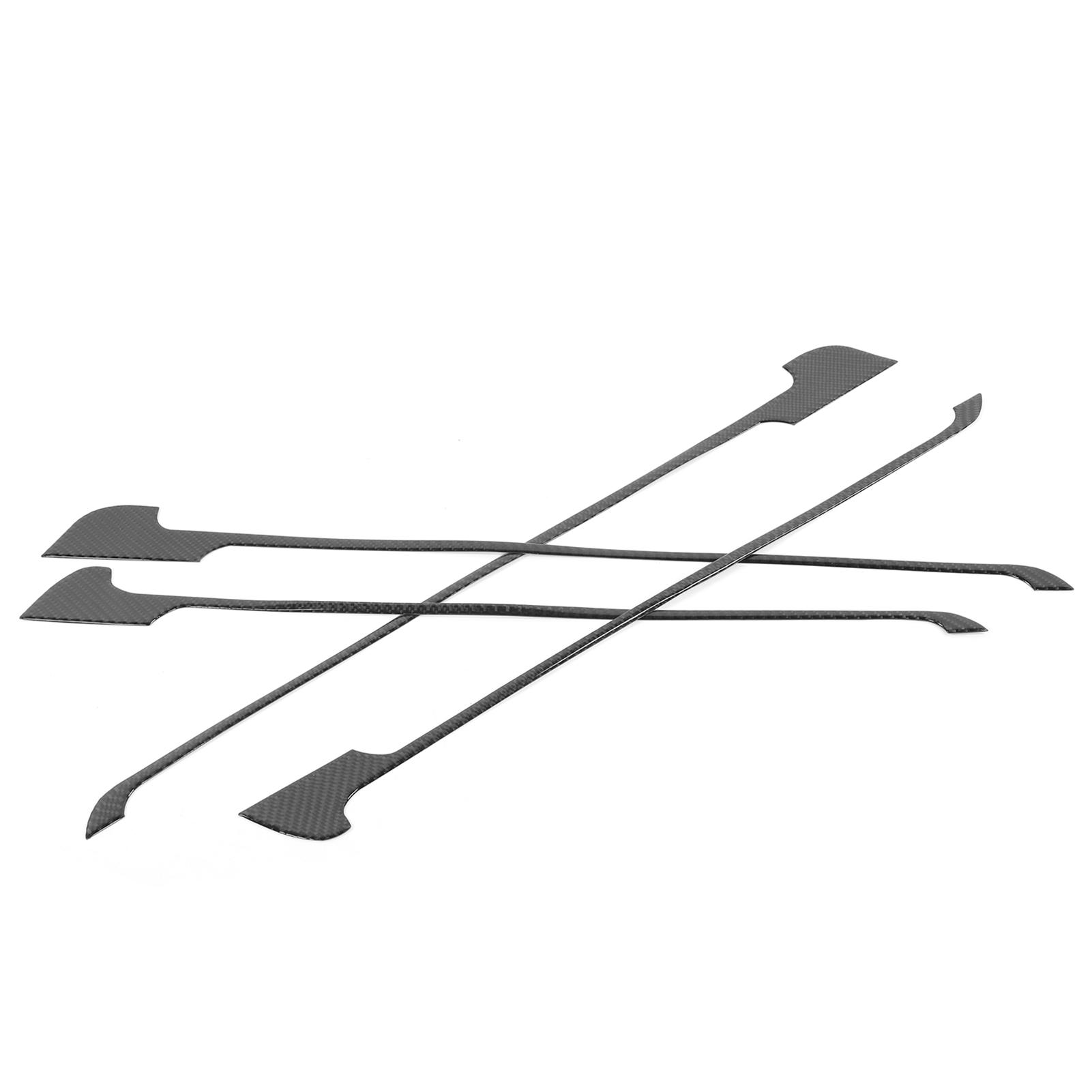 

4 шт. Накладки на внутреннюю панель двери из углеродного волокна, аксессуар, подходит для Honda CRV 20162019