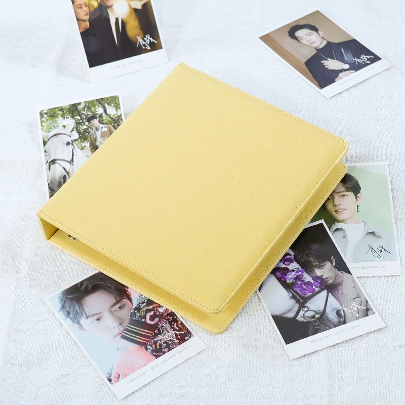 A4 Nine-Square Four-Hole Card Album Pages for Photo and Polaroid Storage