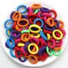 100Pcs/Set Women Elastic Hair Bands Girls Colorful Nylon Rubber Bands Headband Scrunchies Kids Ponytail Holder Hair Accessories