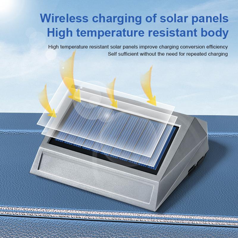 1pc, Solar purifier, automatic operation, air purifier with vibration sensor, can significantly improve the air inside the car i