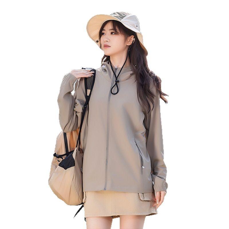 Original Yarn Couple Sunscreen Clothing Women's UPF50 + Outdoor UV Protection Skin Clothing Men's Commuter Sunscreen Clothing Group Buying