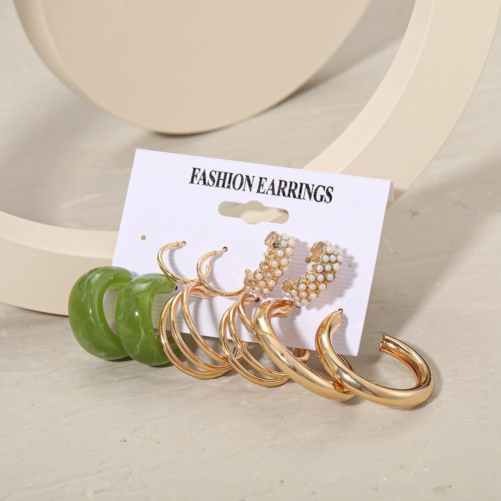 IF ME Fashion Resin Stud Earrings Colorful Butterfly Hoop Earring Women Jewelry Accessories