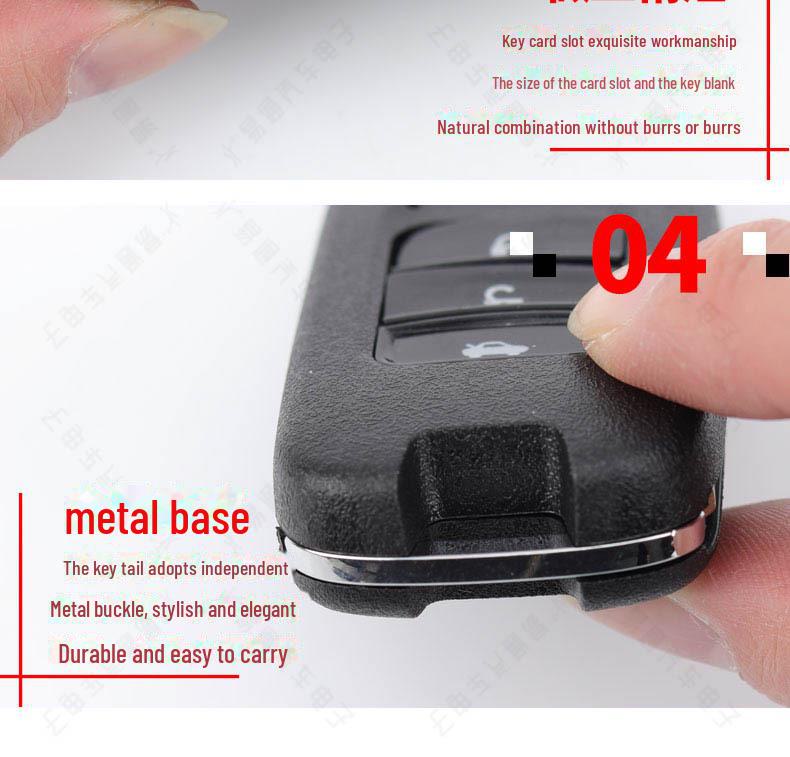 Honda Lingpai 3-Tasten Klappschlüsselgehäuse für Accord Spirior 9. Generation. Ersetzen Sie die Hülle Ihrer Fernbedienung ganz einfach.