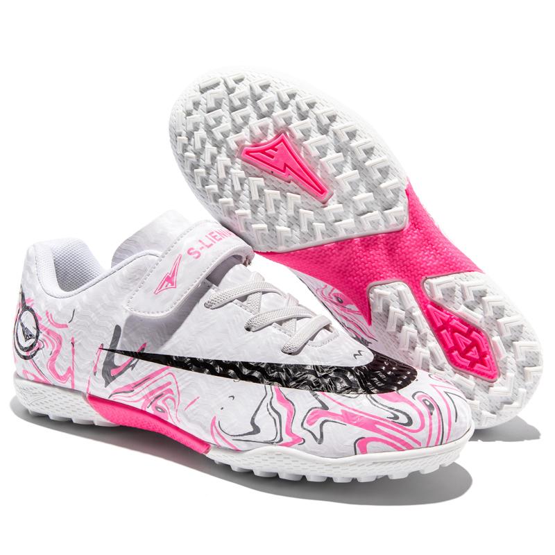 Chaussures de Football Antidérapantes Légères pour Enfants Chaussures d'Entraînement Crampons pour Enfants Botte à Crampons Pelouse Football Livraison Directe Adulte Professionnel Dernier Modèle Homme 35