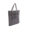 Used LOEWE Repeat anagram Tote Bag PVC coated canvas leather Brown Used Women