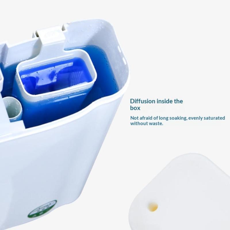 1Pcs Toilet Bowl Cleaner Buffer Box Toilet Solid Dispenser Tank Replacement Part Hanging Slow-Release Dispenser