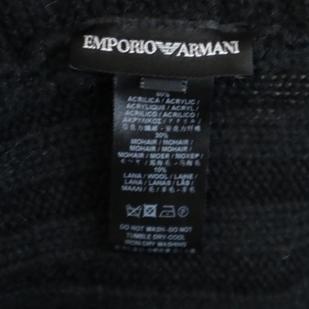 Emporio Armani Long Sleeve Best L/XL Black Series Knit Men's Used