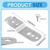 2Pieces Dishwasher Installation Clamp Replacement Set Universal Fit Mounting Brackets Suitable for Multiple Brands