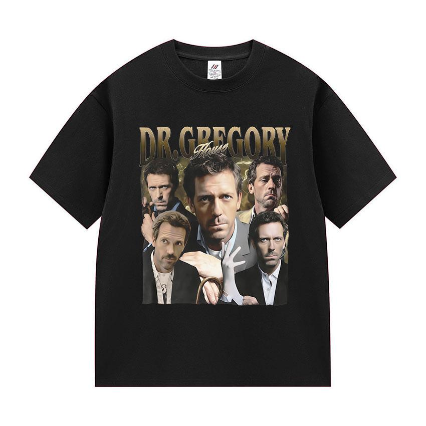 90s Vintage Dr Gregory House Md Funny Graphic T Shirt Mens ONeck High Quality Fashion Tshirts Summer Oversized Cotton Tshirt