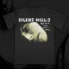 Silent Hill 100% Bawełna Koszulka z Nadrukiem Czarna Gra Horror Unisex Styl Gotycki 100% Bawełna Koszulka Streetwear dla Par
