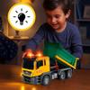 [PACZB] Car with Drive Tipper Movable Semi-trailer Light Sounds Z3167