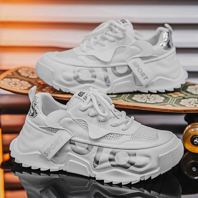 Fashion High quality men white sneakers shoes for teenagers Fashion Anti Slip Wear Resistant men Shoes Plus Size 39-48 zapatillas hombre