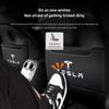 Auto Interior For Tesla Model 3 Y S X Cybertruck Coil Highland Car Seat Back Anti Kick Protectors Cover Mat Leather Seatback Pad