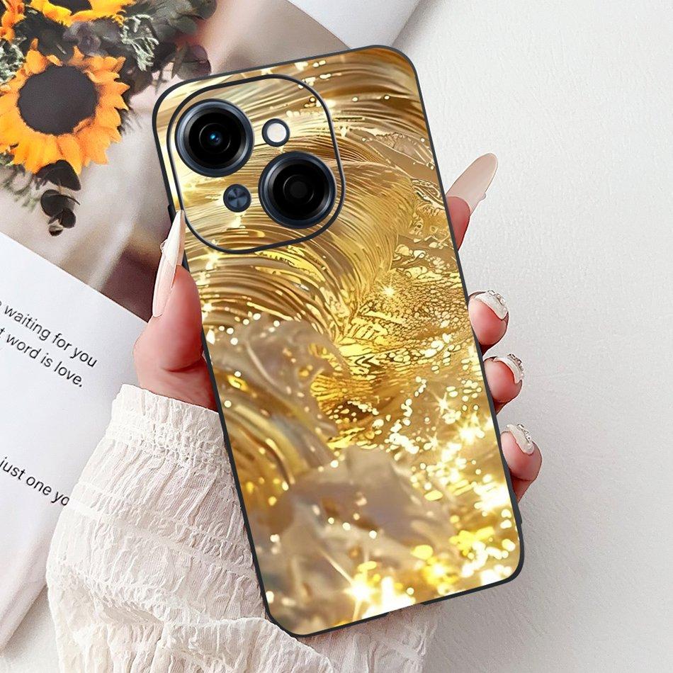 For Tecno Spark Go 1 Fashion Cool Pattern Phone Case For Tecno Spark Go 2025 Go1 Black Silicone Soft Cases