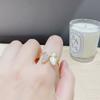Adjustable Women's Ring Temperament Tide Ring Design Fashion Personality Commuter Style Index Finger Ring Wedding Party Jewelry Elegant Accessories
