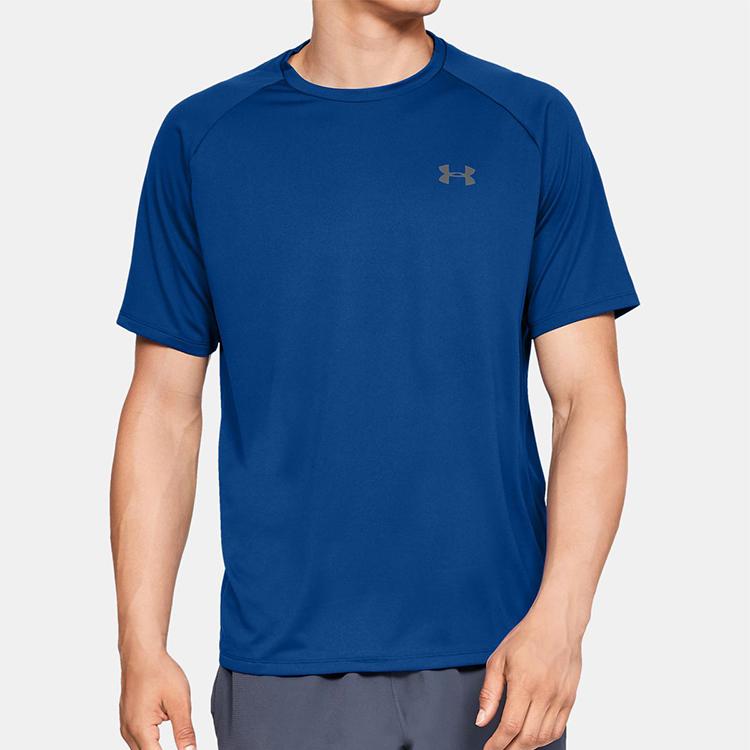Under Armour Tech 2.0 Short Sleeve T-Shirt Men Tops Royal-Blue 1326413-400