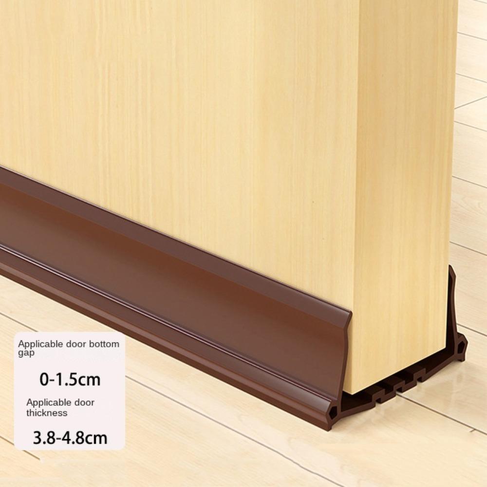 Sound Isolate Bottom Strip 96*5cm PVC Household Weather Gear Long Wear Span Door Seal Indoor Room