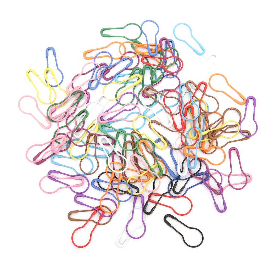 Safety Pins Household for Crafting Sewing Garment Fastening Finishing Quilts Jewelry Making100pcs Color Calabash Shape