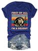 Unisex Summer Delight Round Neck T-Shirt