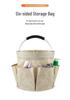 Portable Outdoor Picnic and Beach Basket – Foldable, Multi-Purpose Storage Bag for Bathroom or Mother and Baby Needs.