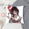 Kokuriko Anime Game B-Blue Archive Pillow Case Fashion Square Pillowcase Bedroom Sofa Room Ins Decoration Leisure