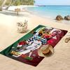Asciugamano da Spiaggia Personalizzato Stampato Cristiano Ronaldo Logo Calcio Supporto Nome Personalizzato Testo Asciugamano Assorbente Per Sport Viaggio Regalo Speciale