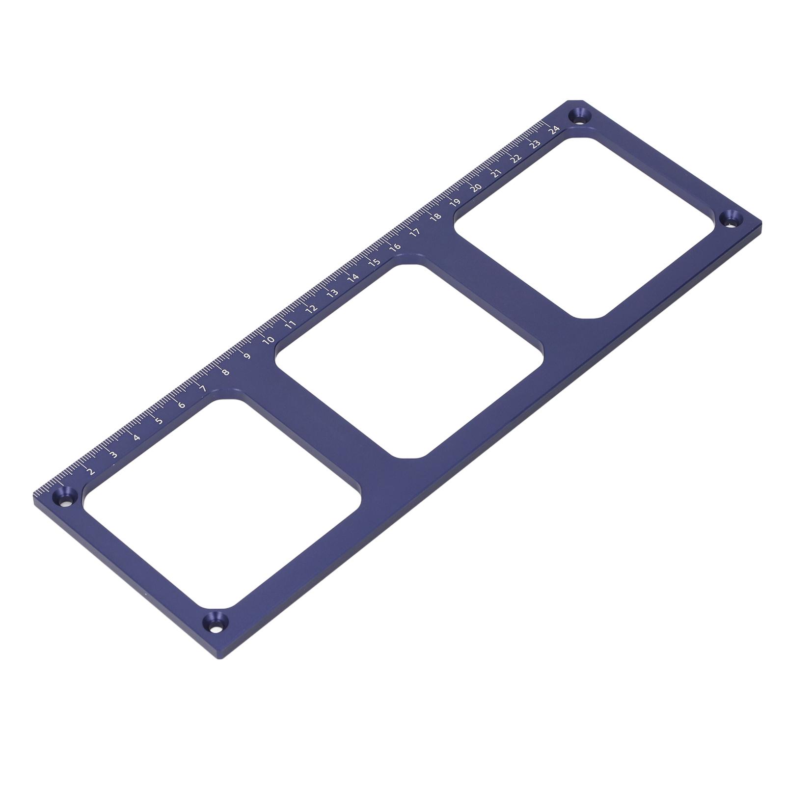 

86 Шаблон для розетки выключателя 3 отверстия Алюминиевый сплав Точное открытие отверстия розетки выключателя