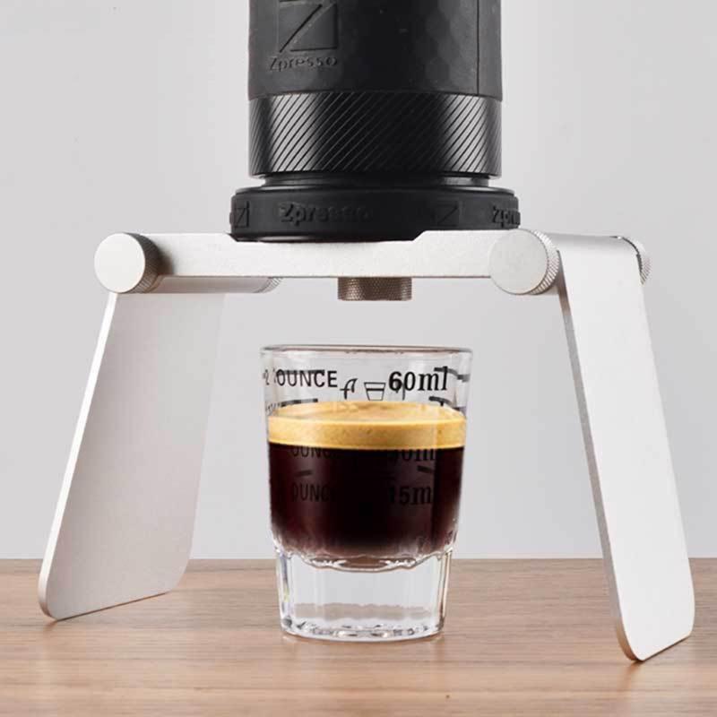 Portable Coffee Filter Holder Aluminum Alloy Bracket Foldable Hand Pressed Coffee Drip Stand for Home Or Office Use